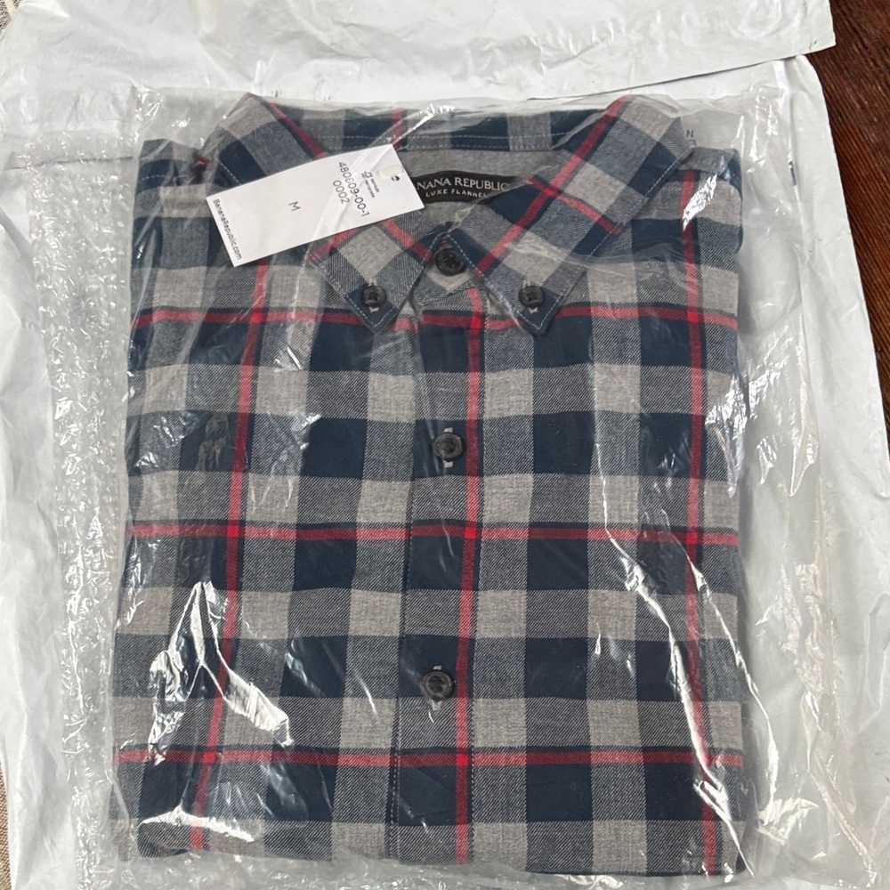 Men’s Banana Republic Luxe flannel M